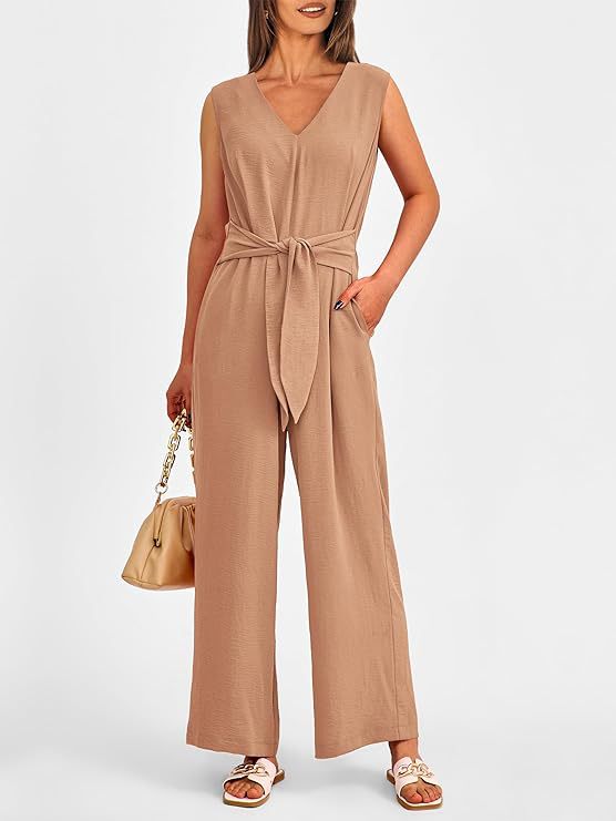 Tie-Waist Summer Jumpsuit | Josephine