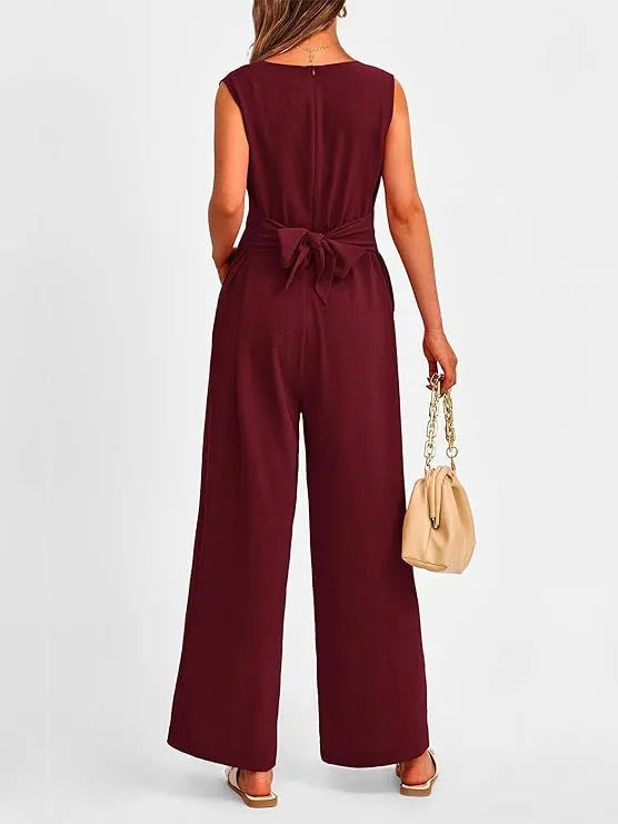 Tie-Waist Summer Jumpsuit | Josephine