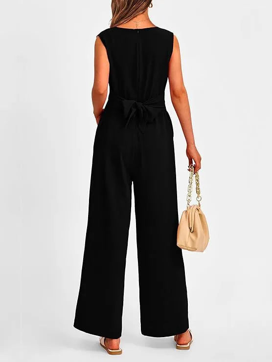 Tie-Waist Summer Jumpsuit | Josephine